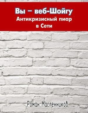 Вы – веб-Шойгу. Антикризисный пиар в Сети