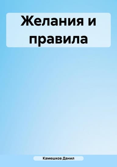 Желания и правила (СИ)